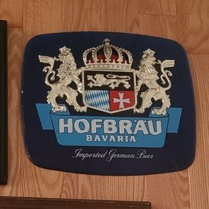Hofbrau Bavaria beer bar sign